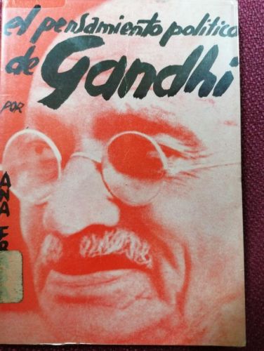 Portada del libro de EL PENSAMIENTO POLÍTICO DE GHANDI