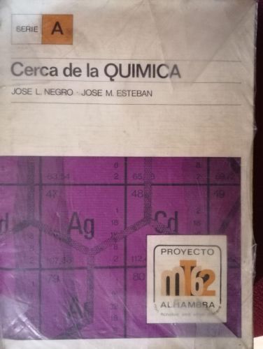 Portada del libro de CERCA DE LA QUÍMICA