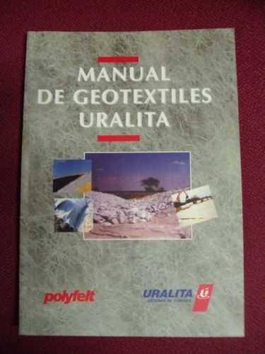 Portada del libro de MANUAL DE GEOTEXTILES.