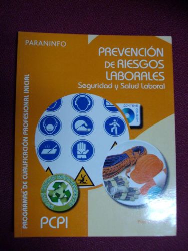 Portada del libro de PREVENCIÓN DE RIESGOS LABORALES. Seguridad y salud laboral.