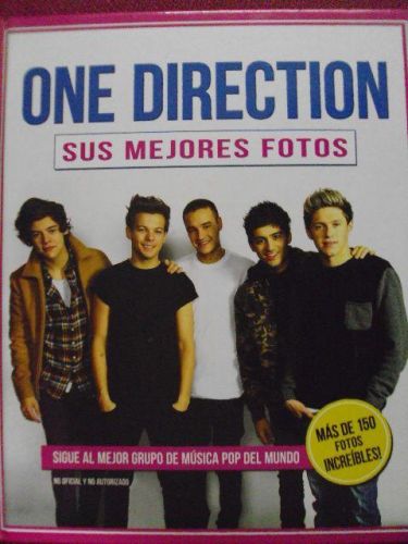Portada del libro de ONE DIRECTION. Sus mejores fotos.