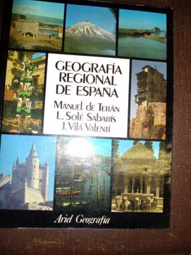 Portada del libro de GEOGRAFÍA REGIONAL DE ESPAÑA