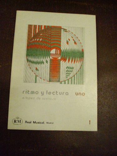 Portada del libro de RITMO Y LECTURA UNO