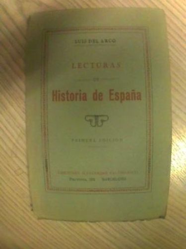 Portada del libro de LECTURAS DE HISTORIA DE ESPAÑA