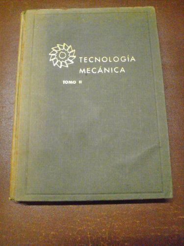 Portada del libro de TECNOLOGÍA MECÁNICA
