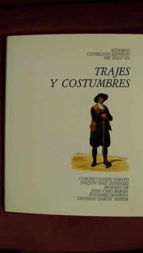 Portada del libro de TRAJES Y COSTUMBRES