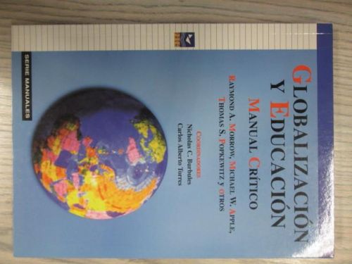 Portada del libro de GLOBALIZACIÓN Y EDUCACIÓN. MANUAL CRÍTICO.