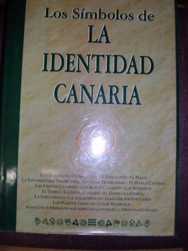 Portada del libro de LOS SÍMBOLOS DE LA IDENTIDAD CANARIA