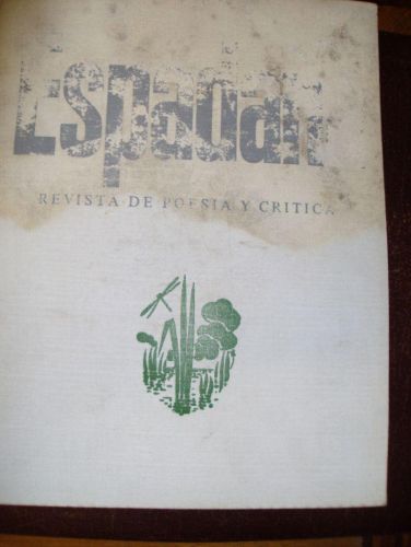 Portada del libro de ESPADAÑA, REVISTA DE POESÍA Y CRÍTICA