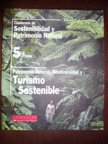 Portada del libro de PATRIMONIO NATURAL, BIODIVERSIDAD y TURISMO SOSTENIBLE, Cuadernos de sostenibilidad y Patrimonio Natural