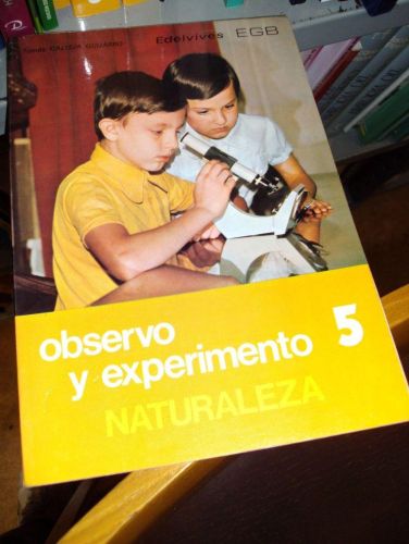 Portada del libro de OBSERVO Y EXPERIMENTO, NATURALEZA