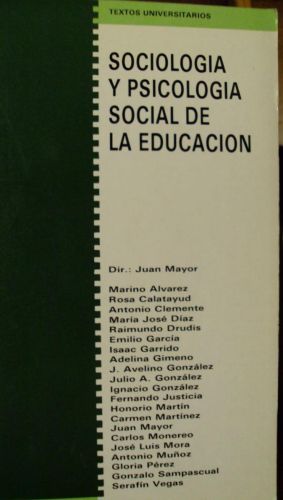 Portada del libro de SOCIOLOGÍA Y PSICOLOGÍA SOCIAL DE LA EDUCACIÓN