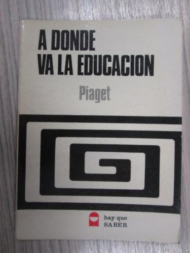 Portada del libro de A DONDE VA LA EDUCACIÓN