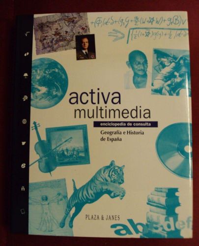 Portada del libro de ACTIVA MULTIMEDIA, geografía e historia de España. 12 Vol