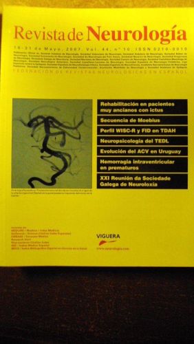 Portada del libro de REVISTA DE NEUROLOGÍA Vol. 44 Núm. 10