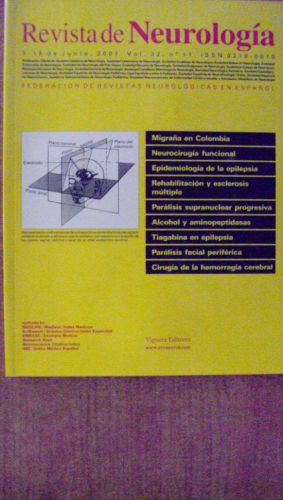 Portada del libro de REVISTA DE NEUROLOGÍA Vol. 32 Núm. 11