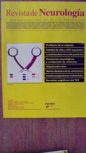 Portada del libro de REVISTA DE NEUROLOGÍA Vol. 45 Núm. 9