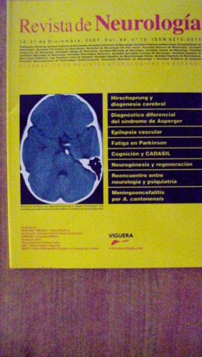Portada del libro de REVISTA DE NEUROLOGÍA Vol. 45 Núm. 12
