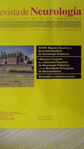 Portada del libro de REVISTA DE NEUROLOGÍA Vol. 33 Núm. 3