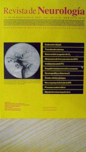 Portada del libro de REVISTA DE NEUROLOGÍA Vol. 33 Núm. 6
