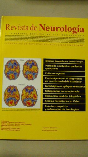 Portada del libro de REVISTA DE NEUROLOGÍA. Vol. 32 nº1