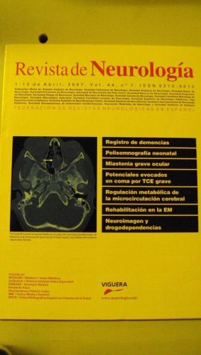 Portada del libro de REVISTA DE NEUROLOGÍA. Vol.44 nº7