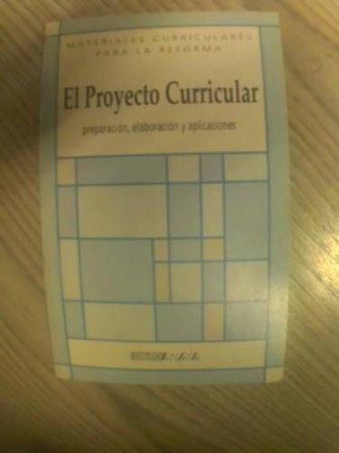 Portada del libro de EL PROYECTO CURRICULAR