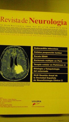 Portada del libro de REVISTA DE NEUROLOGÍA. Vol 41nº 10