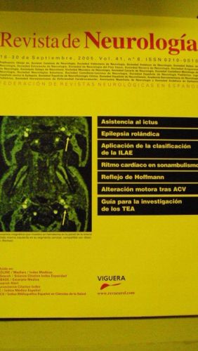 Portada del libro de REVISTA DE NEUROLOGÍA. Vol 41 nº 6