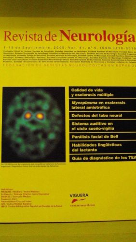 Portada del libro de REVISTA DE NEUROLOGÍA. Vol 41 nº 5
