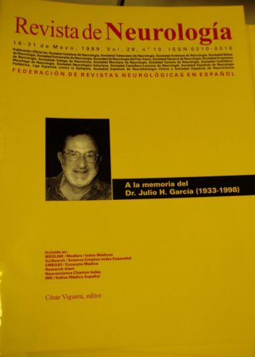 Portada del libro de REVISTA DE NEUROLOGÍA. Vol 28 nº 10