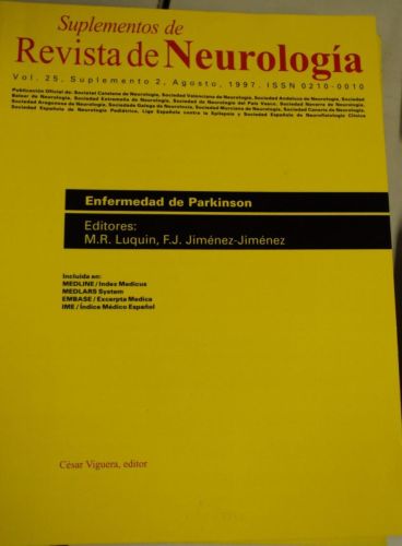 Portada del libro de REVISTA DE NEUROLOGÍA. Vol 25 suplemento 2