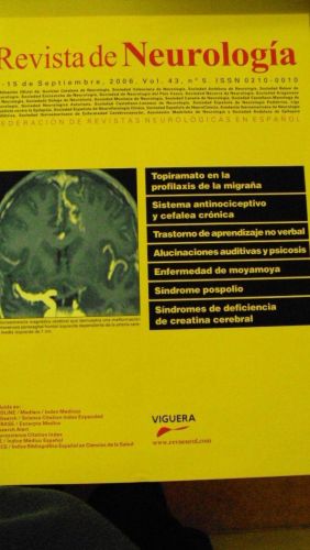 Portada del libro de REVISTA DE NEUROLOGÍA. Vol 43 nº 5