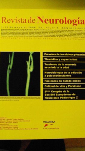 Portada del libro de REVISTA DE NEUROLOGÍA. Vol 43 nº 3