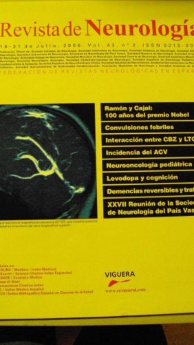 Portada del libro de REVISTA DE NEUROLOGÍA. Vol 43 nº 2