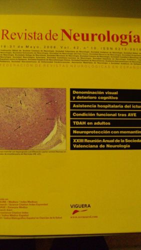 Portada del libro de REVISTA DE NEUROLOGÍA. Vol 42 nº 10