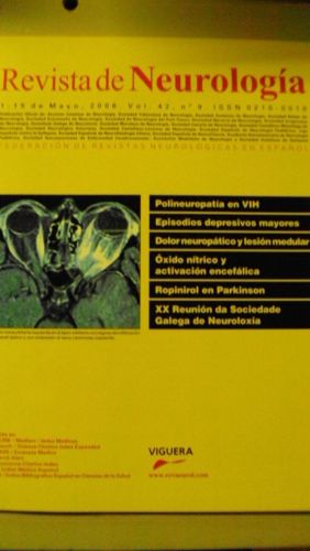 Portada del libro de REVISTA DE NEUROLOGÍA. Vol 42 nº 9