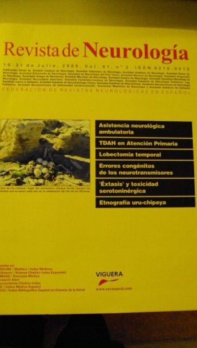 Portada del libro de REVISTA DE NEUROLOGÍA. Vol 41 nº 2