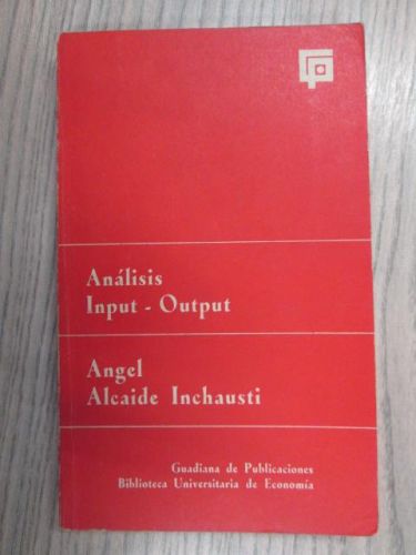 Portada del libro de ANÁLISIS INPUT-OUTPUT