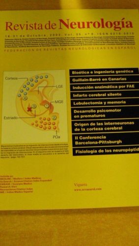 Portada del libro de REVISTA DE NEUROLOGÍA. Vol 35 nº 8