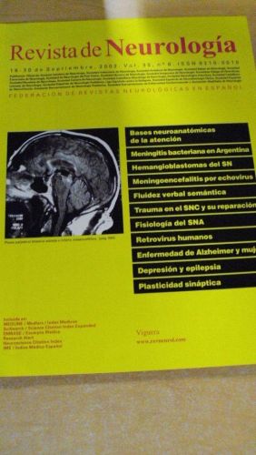 Portada del libro de REVISTA DE NEUROLOGÍA. Vol 35 nº 6