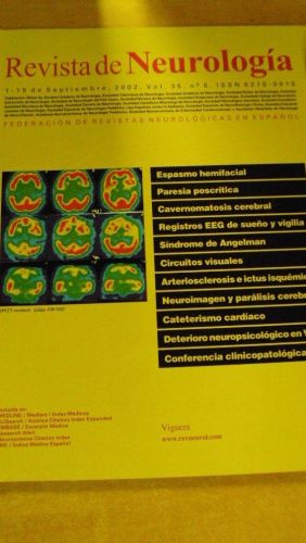 Portada del libro de REVISTA DE NEUROLOGÍA. Vol 35 nº 5