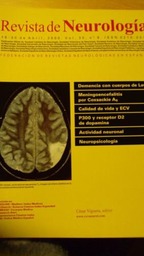 Portada del libro de REVISTA DE NEUROLOGÍA. Vol 30 nº 8