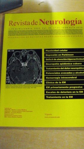 Portada del libro de REVISTA DE NEUROLOGÍA. Vol 35 nº 11