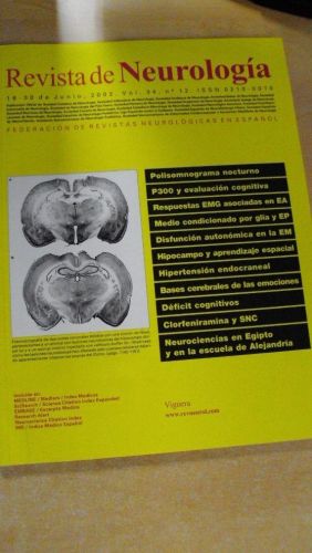 Portada del libro de REVISTA DE NEUROLOGÍA. Vol 34 nº 12