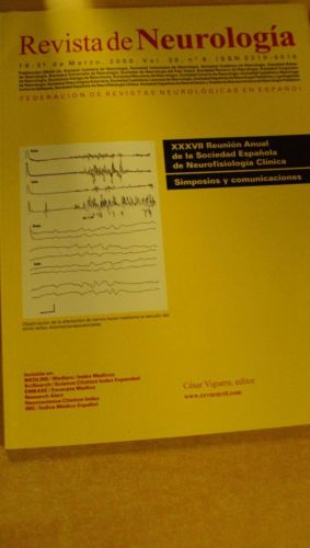 Portada del libro de REVISTA DE NEUROLOGÍA. Vol 30 nº 6