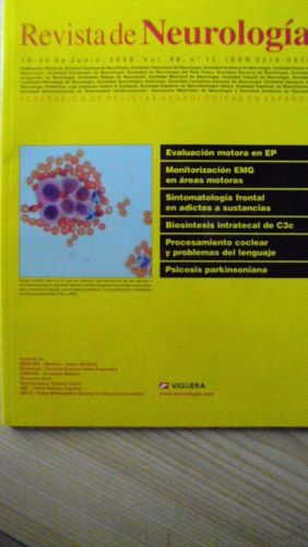 Portada del libro de REVISTA DE NEUROLOGÍA Vol. 48 Núm. 12