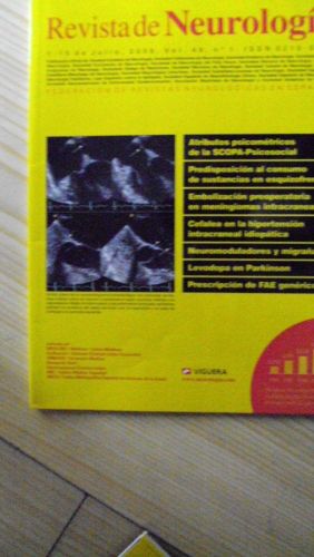 Portada del libro de REVISTA DE NEUROLOGÍA Vol. 49 Núm. 1