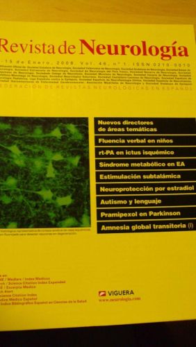 Portada del libro de REVISTA DE NEUROLOGÍA. Vol 46 nº 1