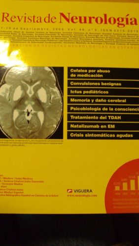 Portada del libro de REVISTA DE NEUROLOGÍA. Vol 49 nº 5